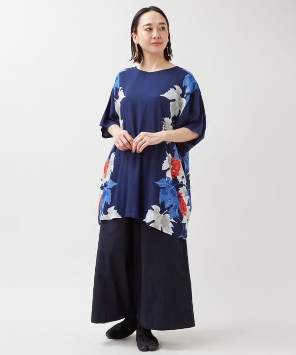 Grapevine Rayon Sleeve Top by Kaya - Ametsuchi