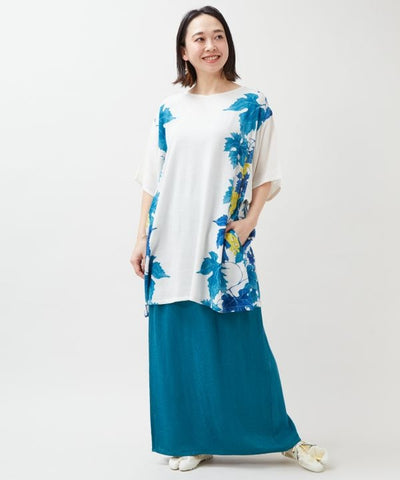 Grapevine Rayon Sleeve Top by Kaya - Ametsuchi