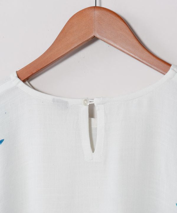 Grapevine Rayon Sleeve Top by Kaya - Ametsuchi