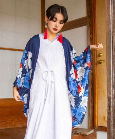 Grapevine Furisode Style Haori by Kaya - Ametsuchi