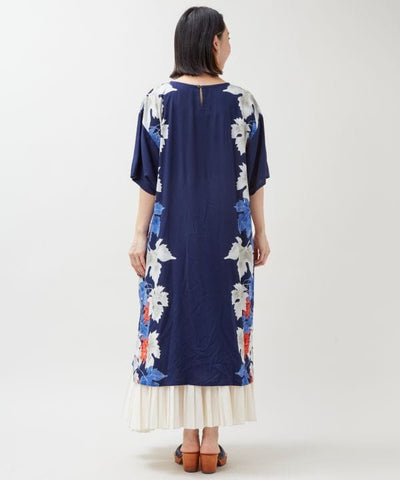Grapevine Rayon Dress by Kaya - Ametsuchi