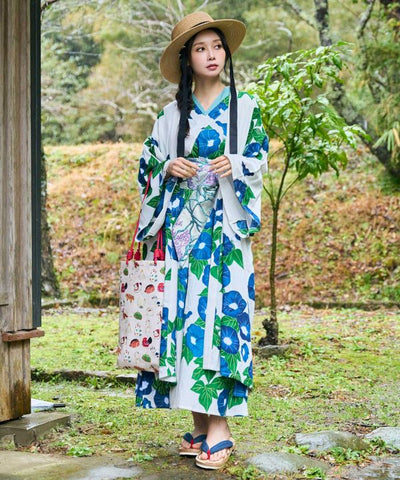 Morning Glory Kimono Haori by Kaya - Ametsuchi