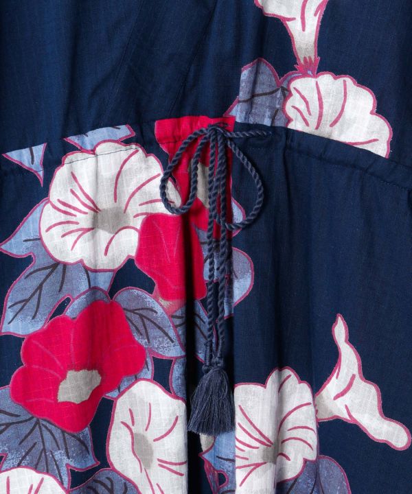 KAOBANA - Morning Glory Yukata Dress by Kaya - Ametsuchi