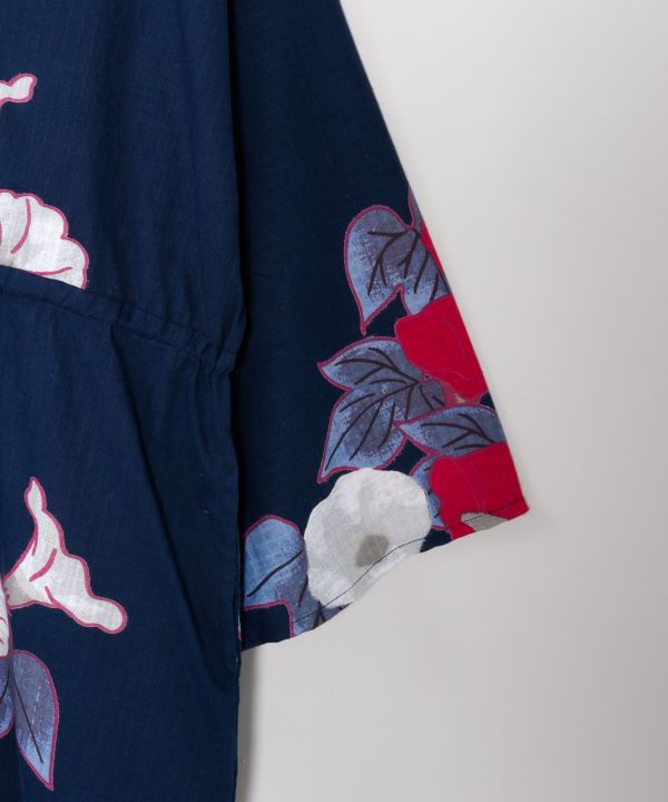 KAOBANA - Morning Glory Yukata Dress by Kaya - Ametsuchi