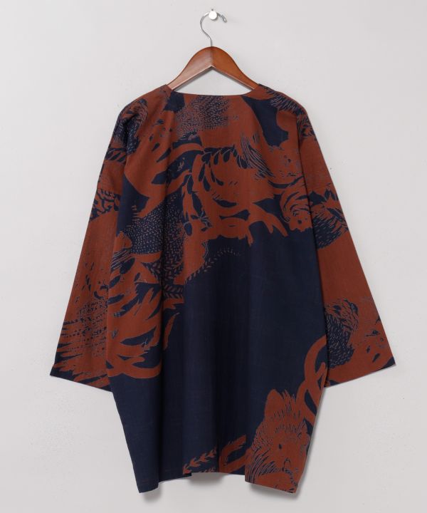 Ukiyoe Dabo Cotton Shirt by Kaya - Ametsuchi