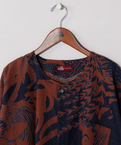 Ukiyoe Dabo Cotton Shirt by Kaya - Ametsuchi