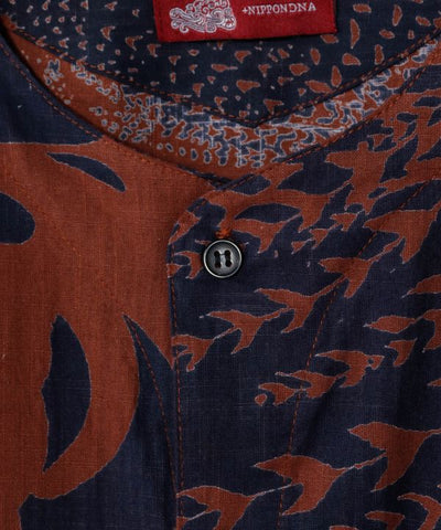 Ukiyoe Dabo Cotton Shirt by Kaya - Ametsuchi