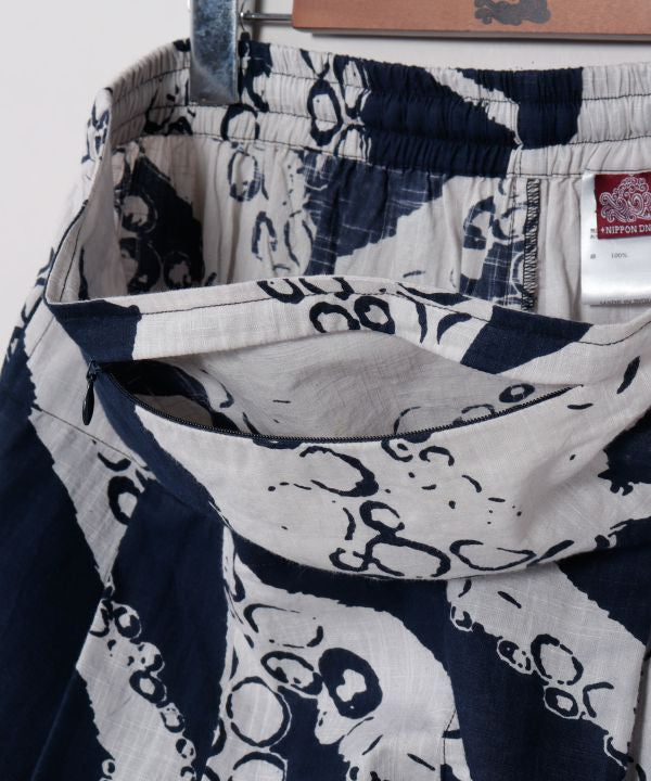 Ukiyoe Dabo Cotton Pants by Kaya - Ametsuchi