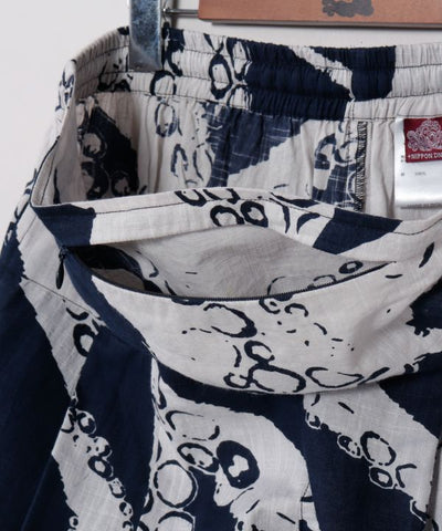 Ukiyoe Dabo Cotton Pants by Kaya - Ametsuchi