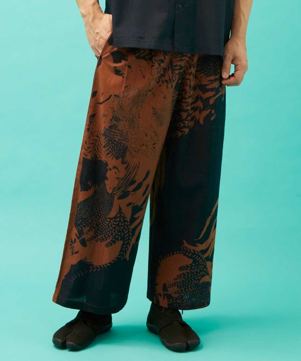Ukiyoe Dabo Cotton Pants