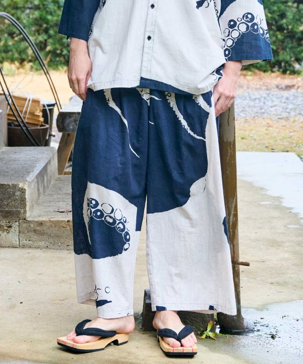 Ukiyoe Dabo Baumwollhose von Kaya - Ametsuchi