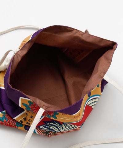 Taisho Retro Motif Tote by Kaya - Ametsuchi