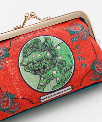 KOZU ROMAN Clasp Pouch by Kaya - Ametsuchi