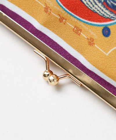 KOZU ROMAN Clasp Pouch by Kaya - Ametsuchi