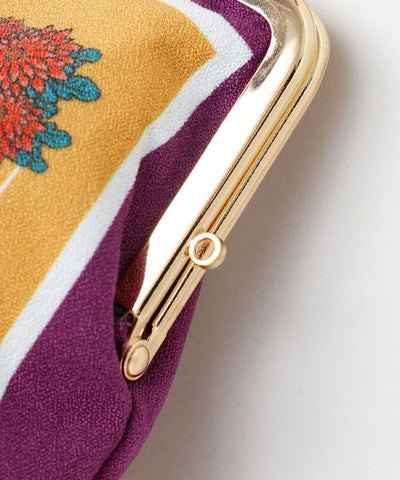 KOZU ROMAN Clasp Pouch by Kaya - Ametsuchi