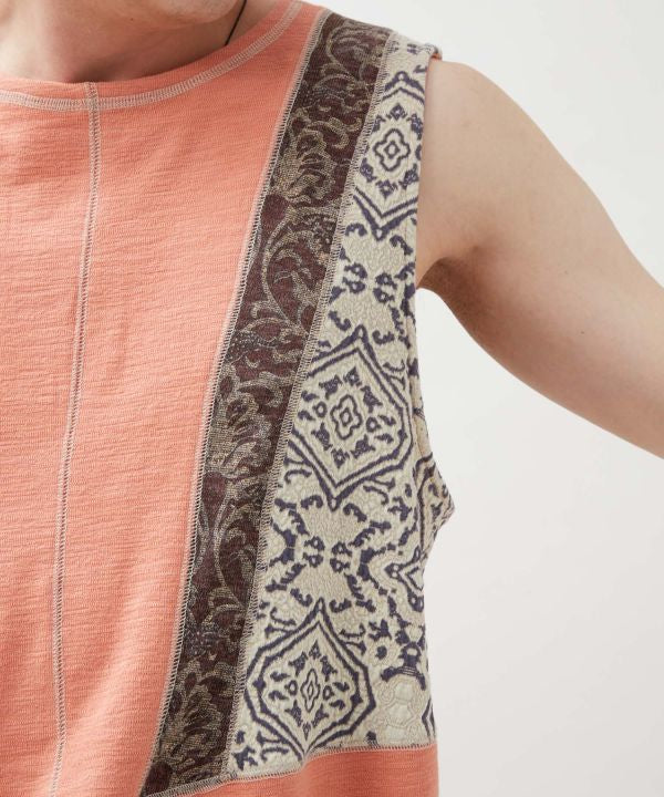 Patchwork Tank Top by AMINA - Ametsuchi
