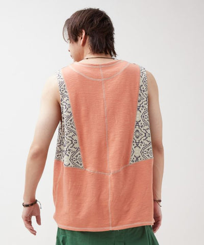 Patchwork Tank Top by AMINA - Ametsuchi