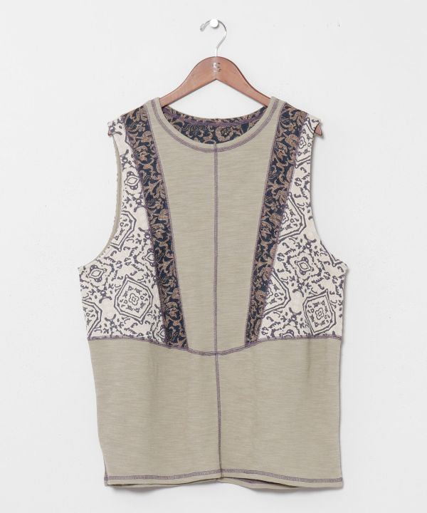 Patchwork Tank Top by AMINA - Ametsuchi