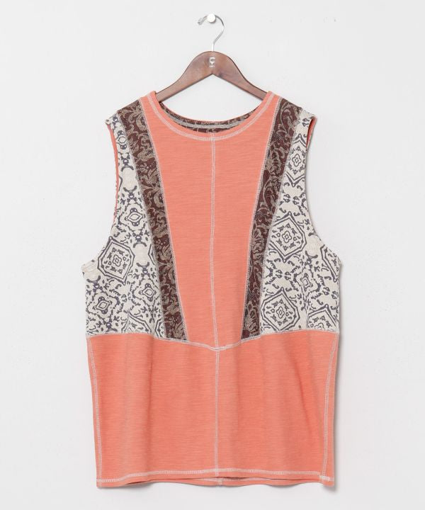Patchwork Tank Top by AMINA - Ametsuchi