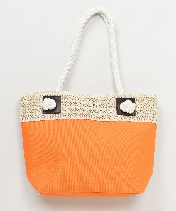 AMINA x VORRUK Lotus Motif Tote Bag by AMINA - Ametsuchi