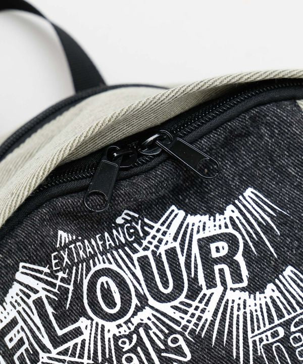Denim Ethnic Backpack by AMINA - Ametsuchi