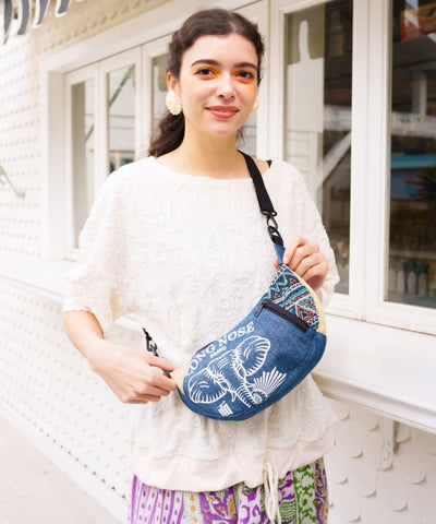 Denim Mini Shoulder by AMINA - Ametsuchi