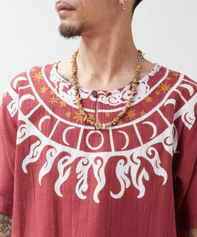 Amina x Yosuke Mandala Sky Cotton Top by AMINA - Ametsuchi