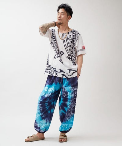Amina x Yosuke Menehune Rainbow Cotton Top by AMINA - Ametsuchi