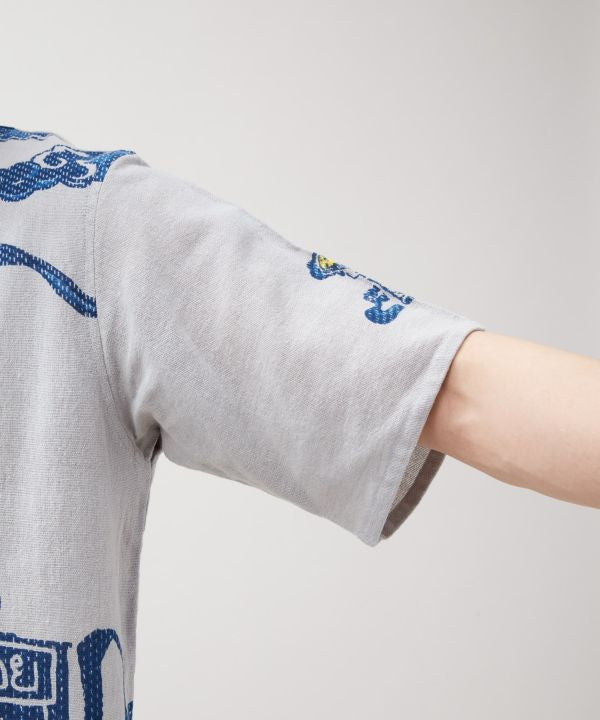 Amina x Yosuke Hong Kong Graphic Top by AMINA - Ametsuchi