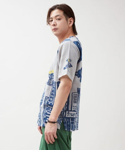 Amina x Yosuke Hong Kong Graphic Top by AMINA - Ametsuchi