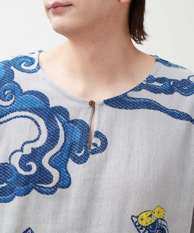 Amina x Yosuke Hong Kong Graphic Top by AMINA - Ametsuchi