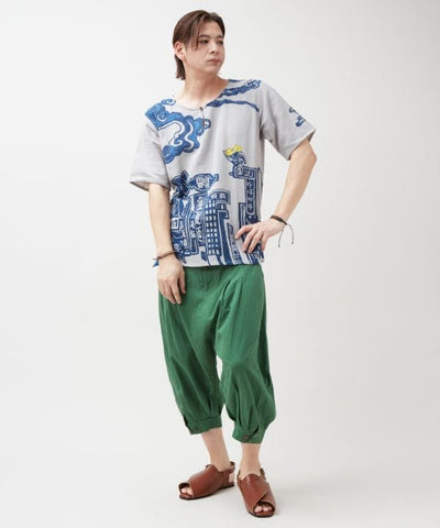 Amina x Yosuke Hong Kong Graphic Top by AMINA - Ametsuchi