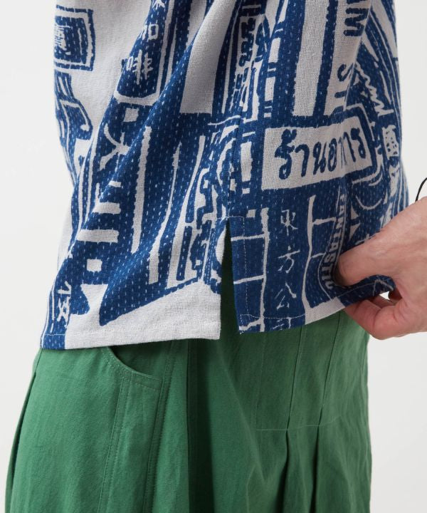 Amina x Yosuke Hong Kong Graphic Top by AMINA - Ametsuchi