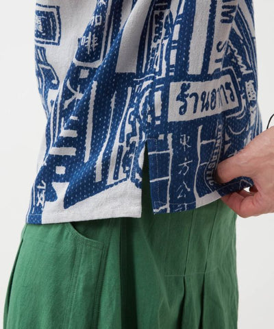 Amina x Yosuke Hong Kong Graphic Top by AMINA - Ametsuchi