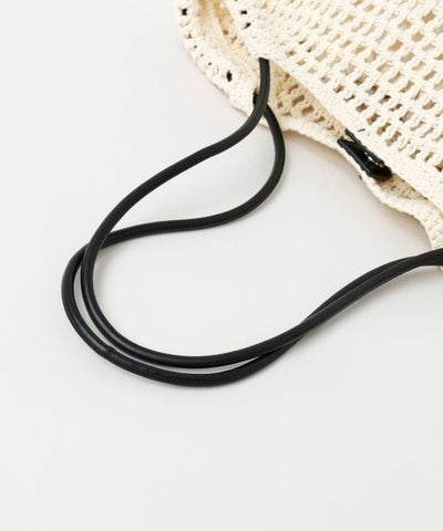 Crochet Handbag with Drawstring Pouch by 欧州航路 - Ametsuchi