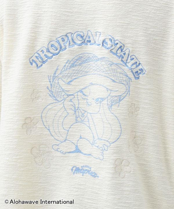 Aloha Mapua Surf Crop Tee by Kahiko - Ametsuchi
