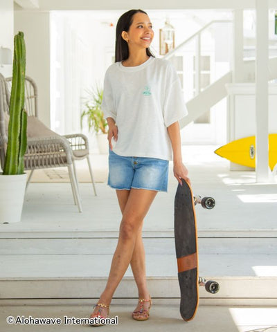 Aloha Mapua Surf Crop Tee by Kahiko - Ametsuchi