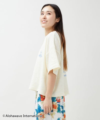 Aloha Mapua Surf Crop Tee by Kahiko - Ametsuchi