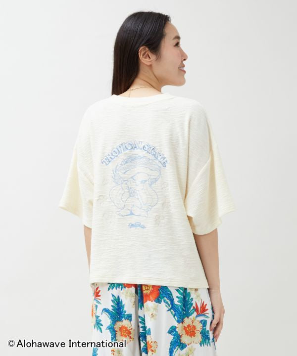 Aloha Mapua Surf Crop Tee by Kahiko - Ametsuchi