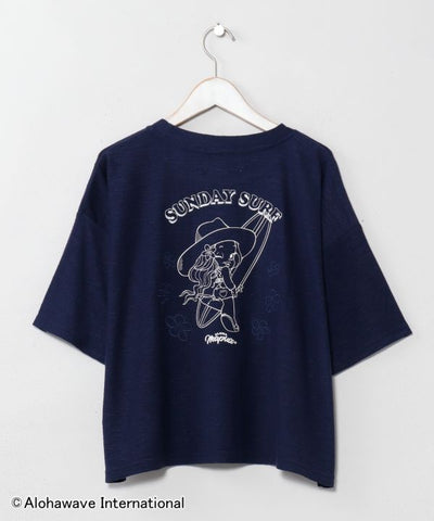 Aloha Mapua Surf Crop Tee by Kahiko - Ametsuchi