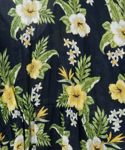 Botanical Glitter Rayon Top by Kahiko - Ametsuchi