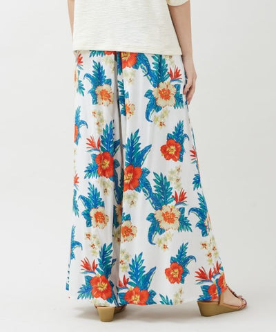 Botanical Glitter Flare Pants by Kahiko - Ametsuchi