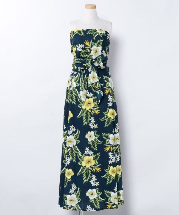 Botanical Rayon Sash Skirt