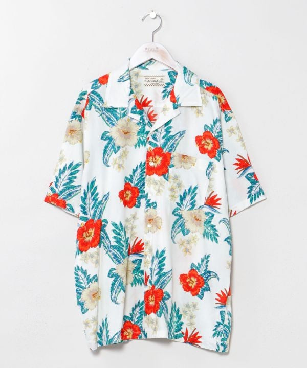 Botanical Rayon Aloha Shirt