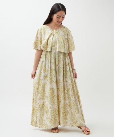 Vintage Rayon Dress Set by Kahiko - Ametsuchi