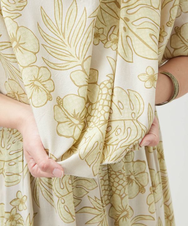 Vintage Rayon Dress Set by Kahiko - Ametsuchi