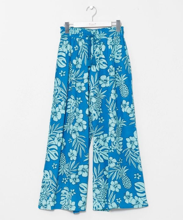 Vintage Pattern Flare Pants
