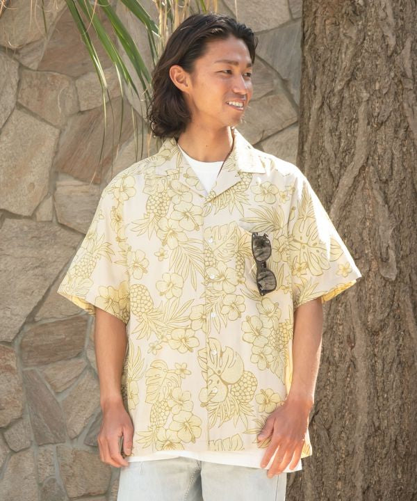 Vintage Pattern Aloha Shirt by Kahiko - Ametsuchi