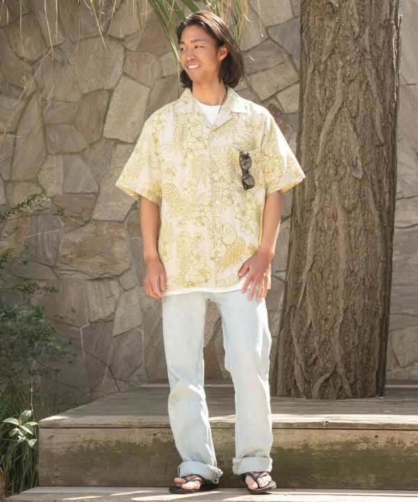 Vintage Pattern Aloha Shirt by Kahiko - Ametsuchi