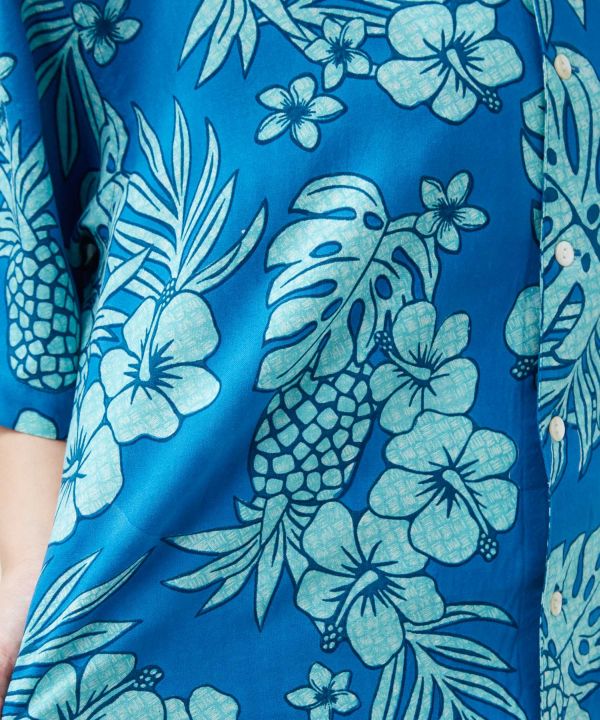 Vintage Pattern Aloha Shirt by Kahiko - Ametsuchi